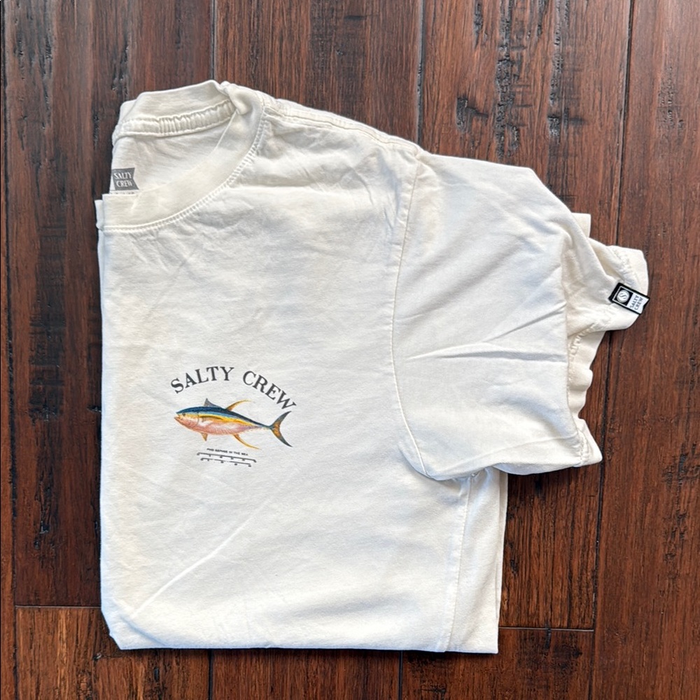 Salty Crew White Short Sleeve Tee